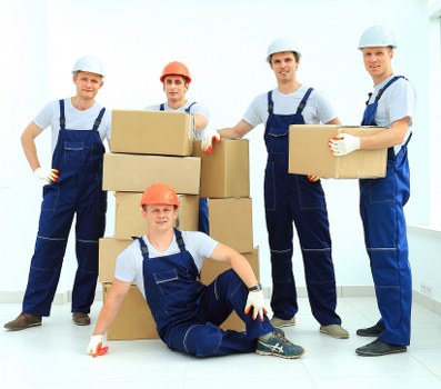 Packed items ready for long-term storage in Addiscombe