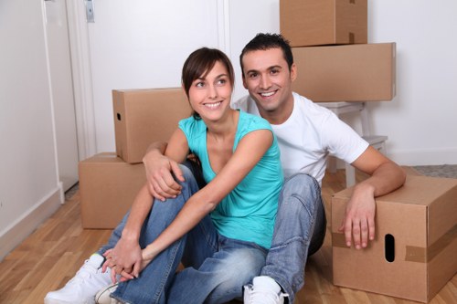 Packing and organising belongings for removals and storage in Addiscombe