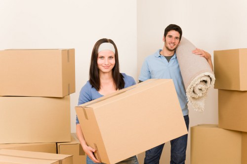 Secure storage space used during a house move in Addiscombe